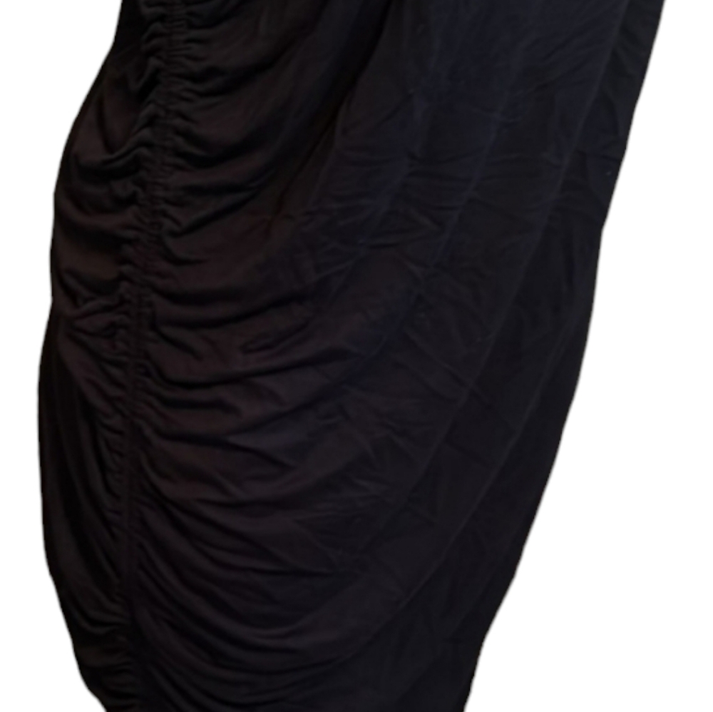 A NEW DAY BLACK RUCHED ONE SHOULDER BODYCON DRESS NWT SIZE L - Picture 7 of 10